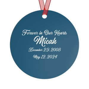 MICAH Memorial Ceramic Ornament