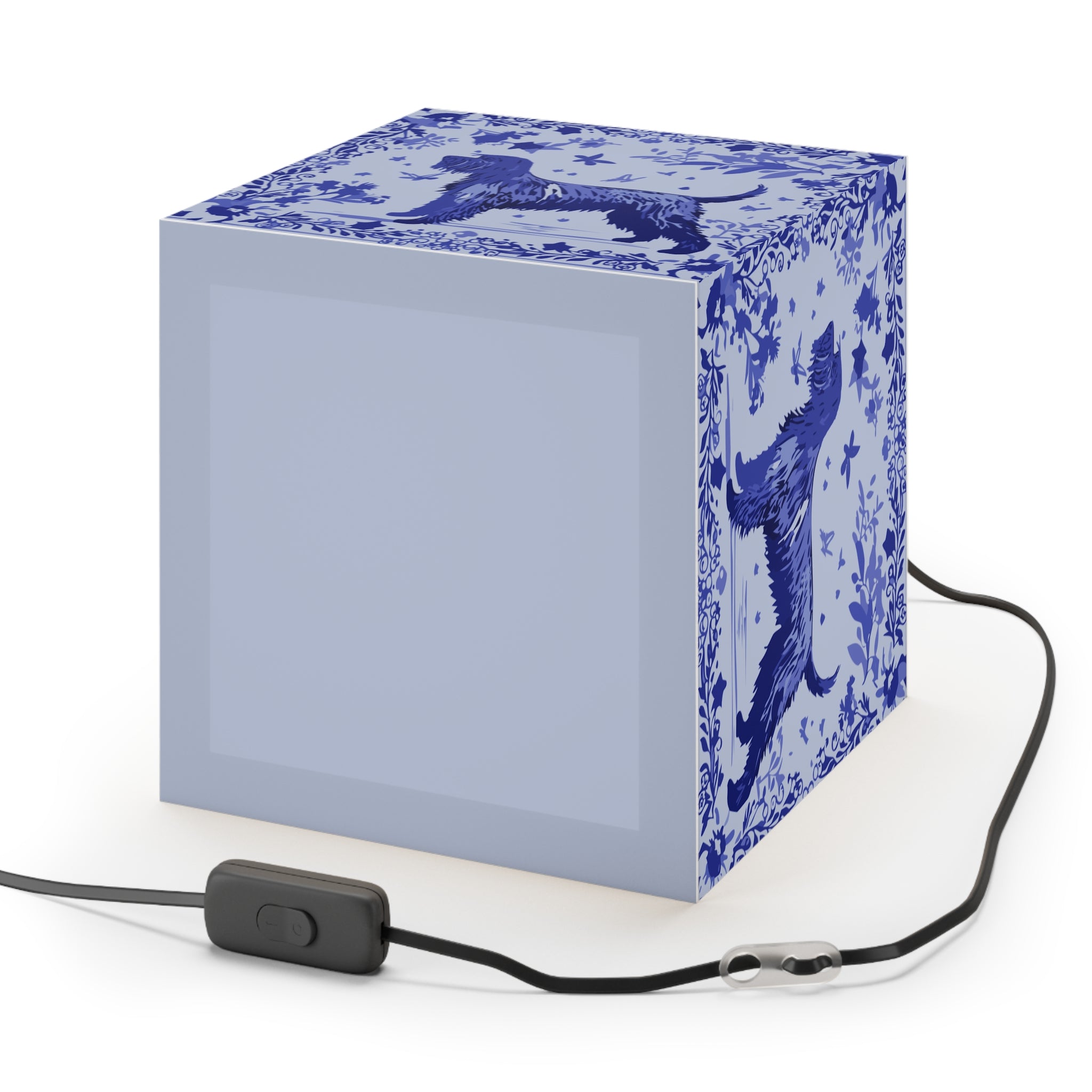 Griff Toile  Light Cube Lamp — Decorative Ambient Night Light