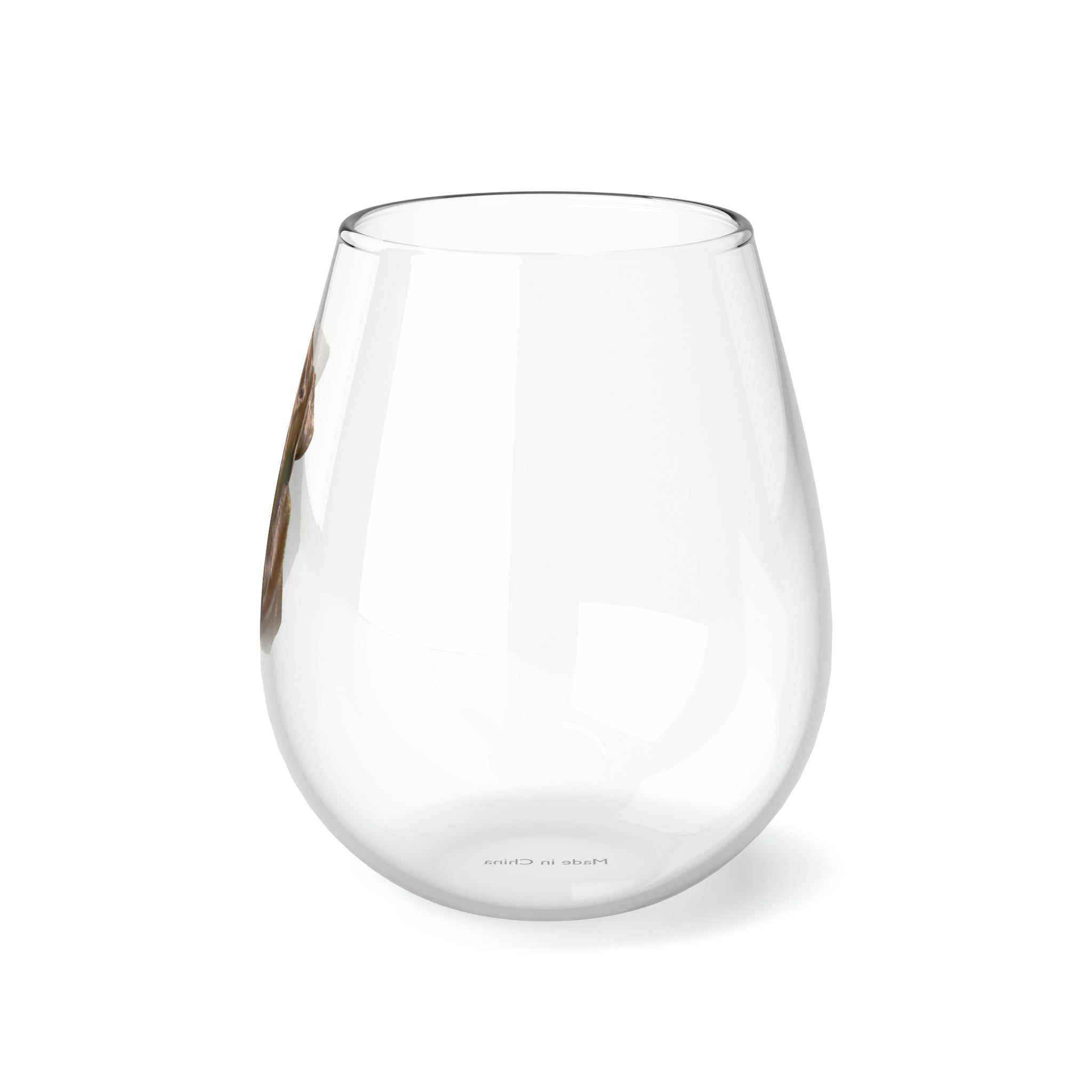 Brown Lab Stemless Wine Glass, 11.75oz
