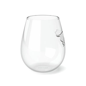 ZOOMIE Stemless Wine Glass, 11.75oz