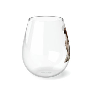 2023 CHRIS IIStemless Wine Glass, 11.75oz