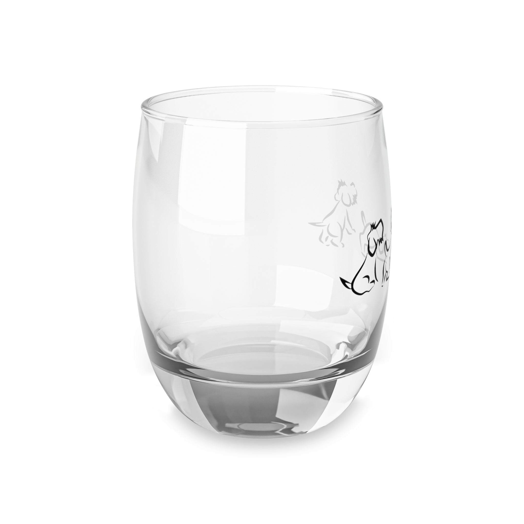 GRIFF PUPPIES wine glass