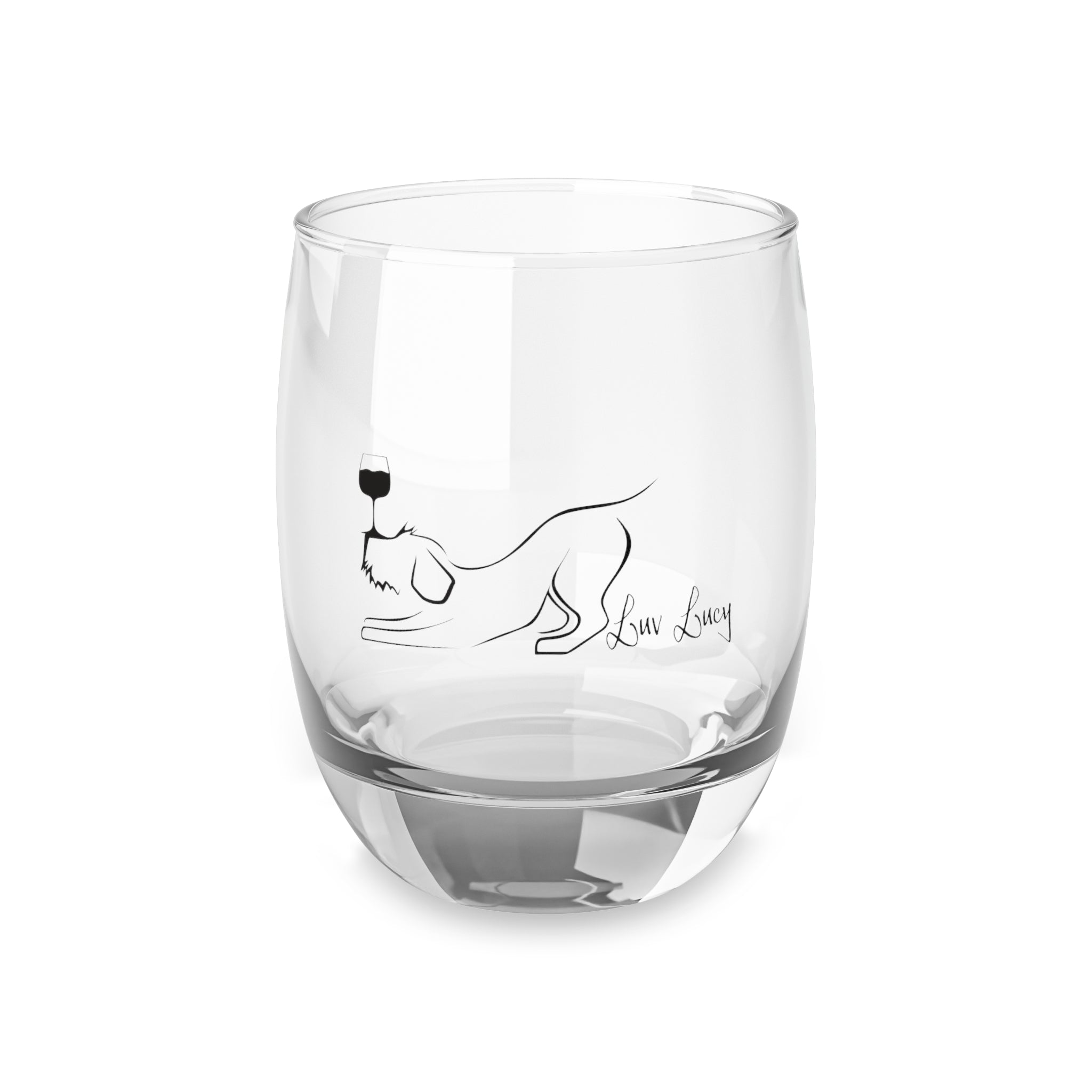 Luv Lucy wine glass