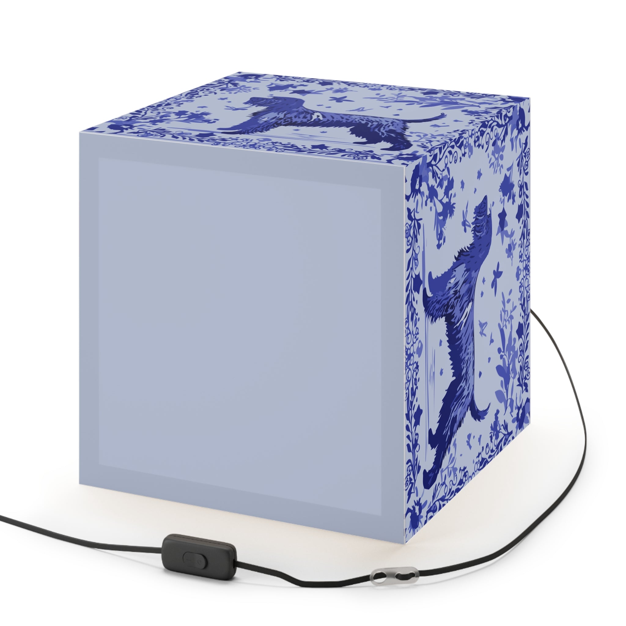 Griff Toile  Light Cube Lamp — Decorative Ambient Night Light