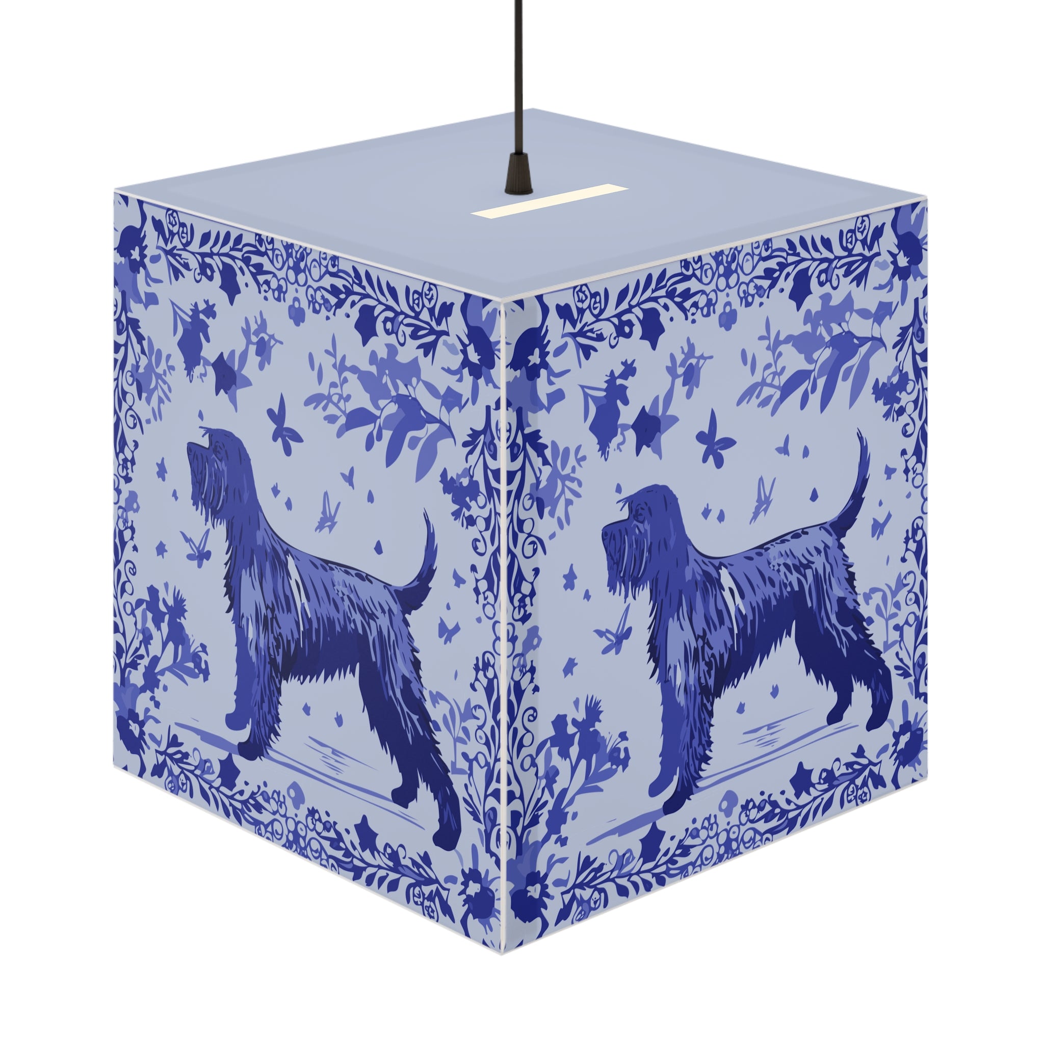 Griff Toile  Light Cube Lamp — Decorative Ambient Night Light