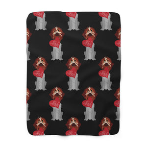 Valentine's GriffSherpa Fleece Blanket