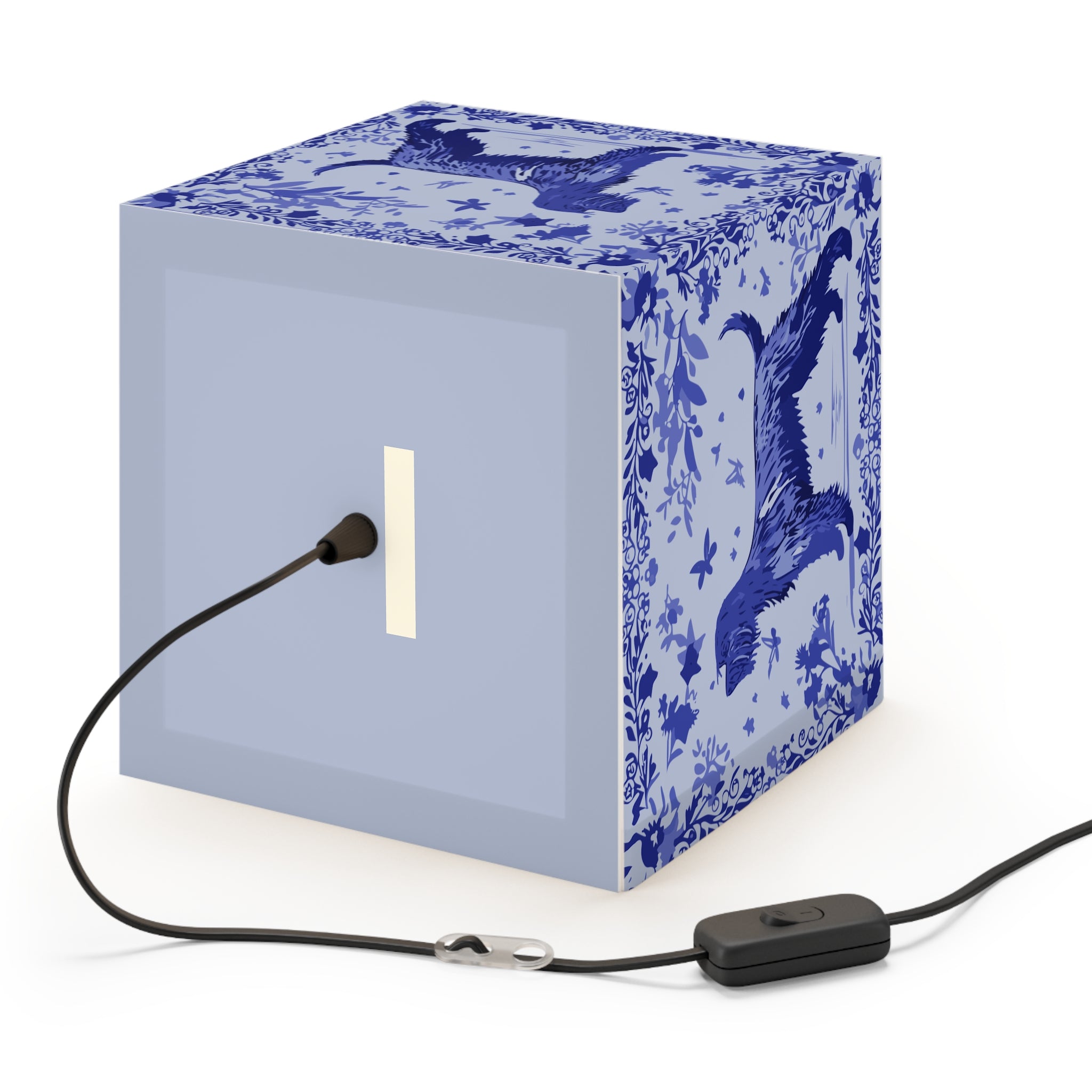 Griff Toile  Light Cube Lamp — Decorative Ambient Night Light