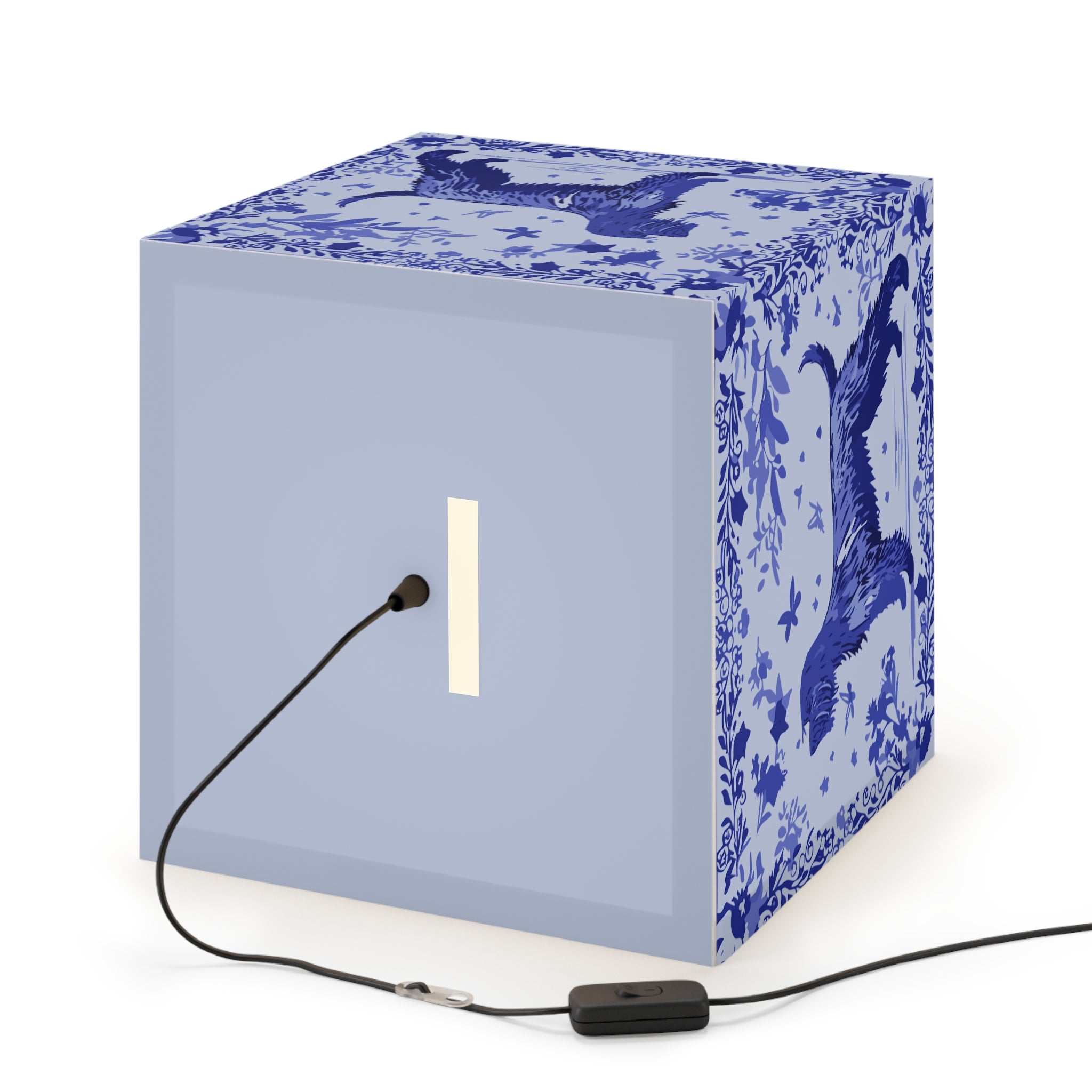 Griff Toile  Light Cube Lamp — Decorative Ambient Night Light