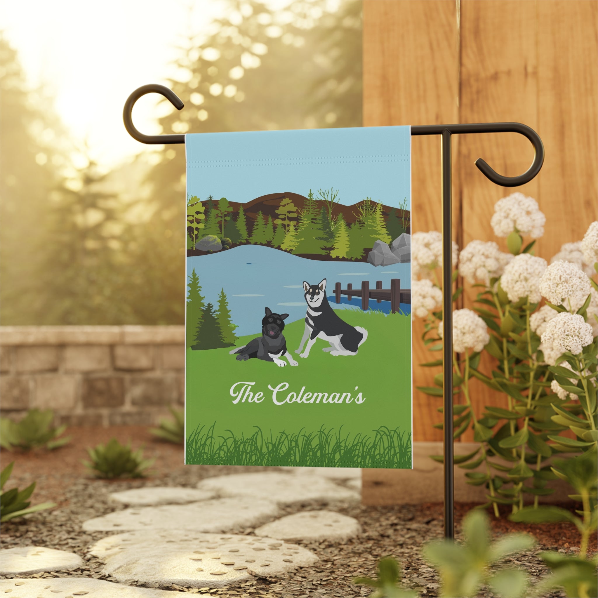 Best Friends Garden Flag