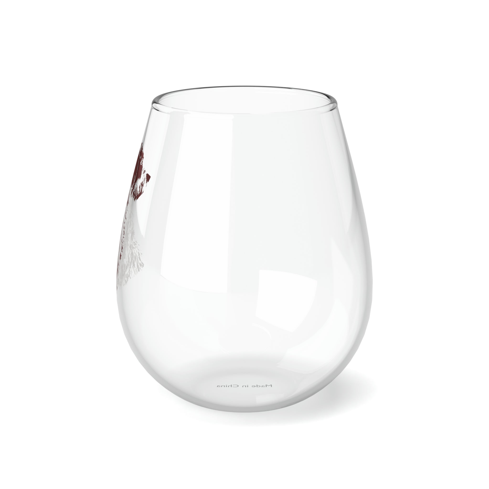 Brown Nose Stemless Wine Glass, 11.75oz