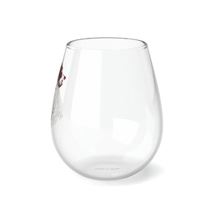 Brown Nose Stemless Wine Glass, 11.75oz