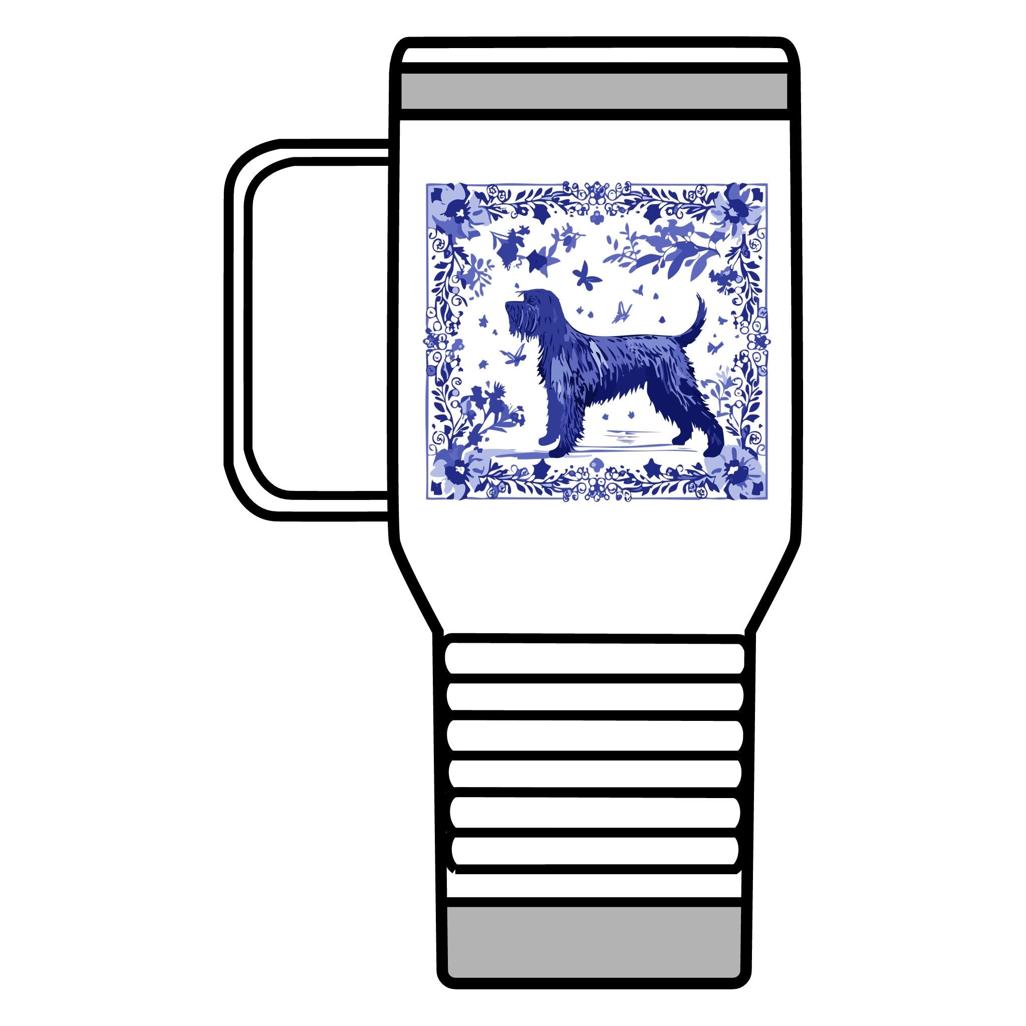 Toile Griff Travel Mug — 20oz Insulated Tumbler