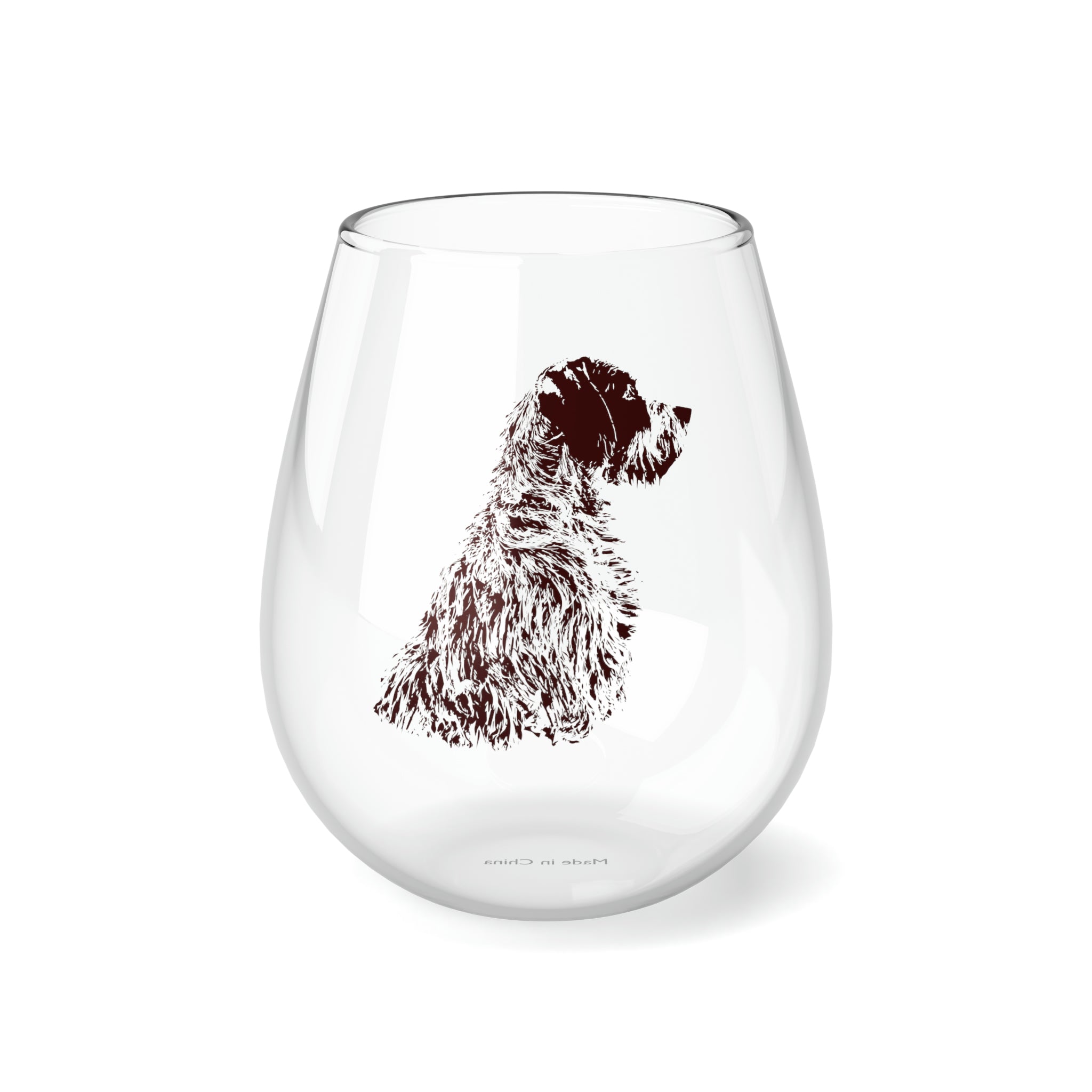 Brown Nose Stemless Wine Glass, 11.75oz