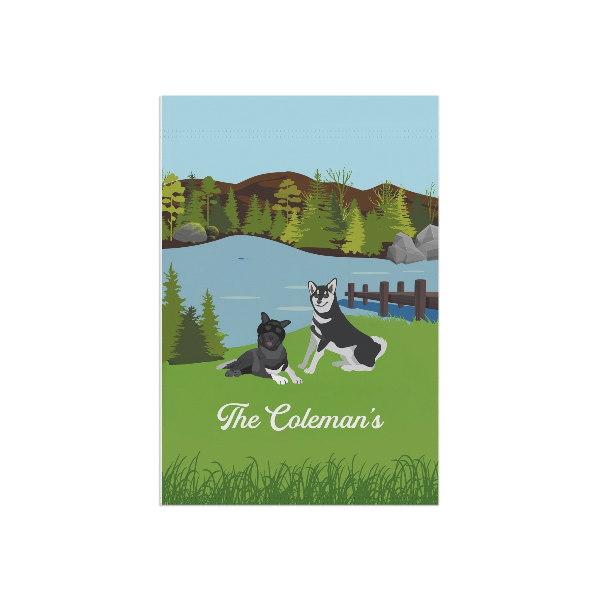 Best Friends Garden Flag