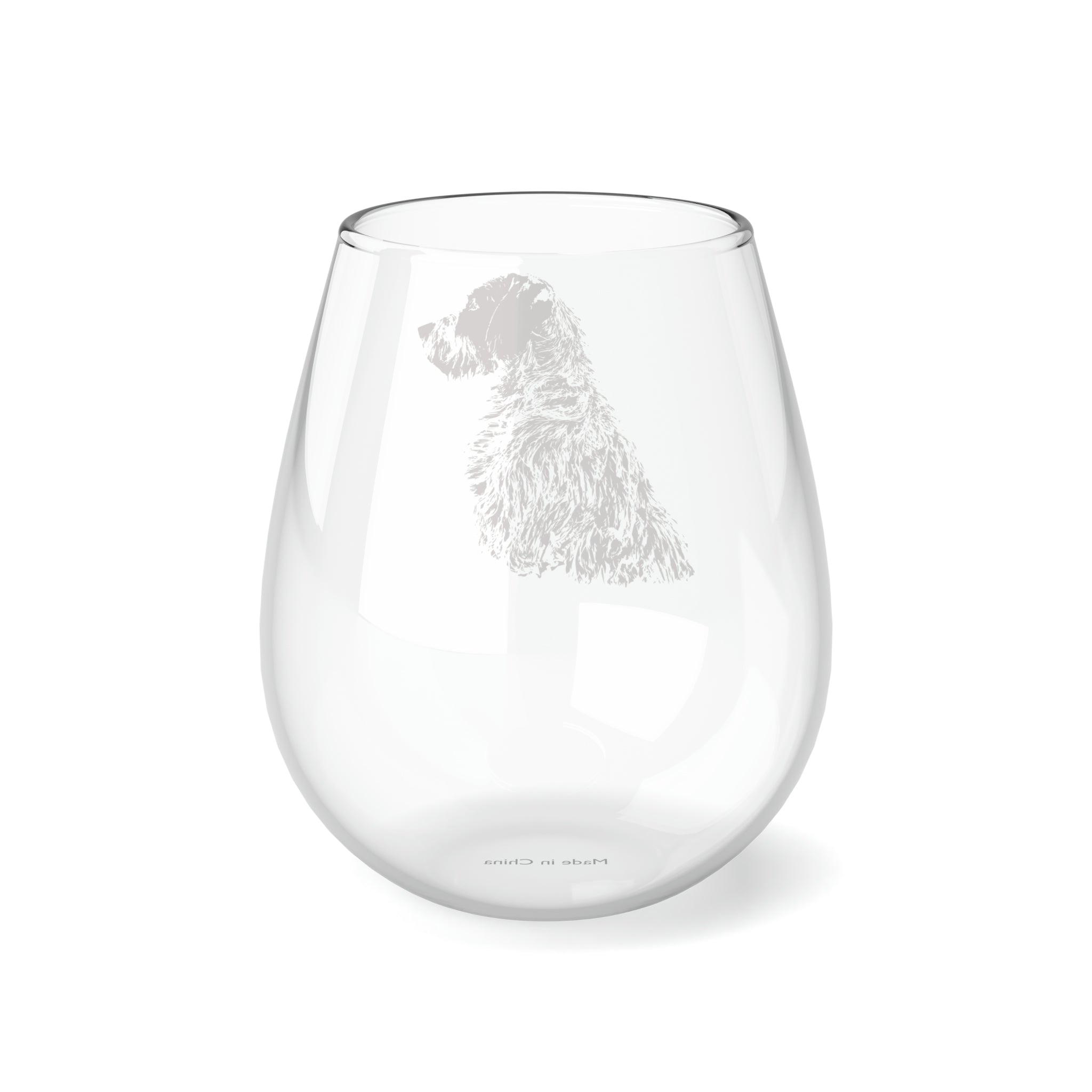Brown Nose Stemless Wine Glass, 11.75oz