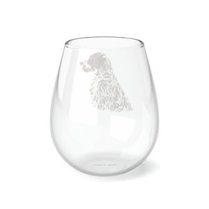 Brown Nose Stemless Wine Glass, 11.75oz
