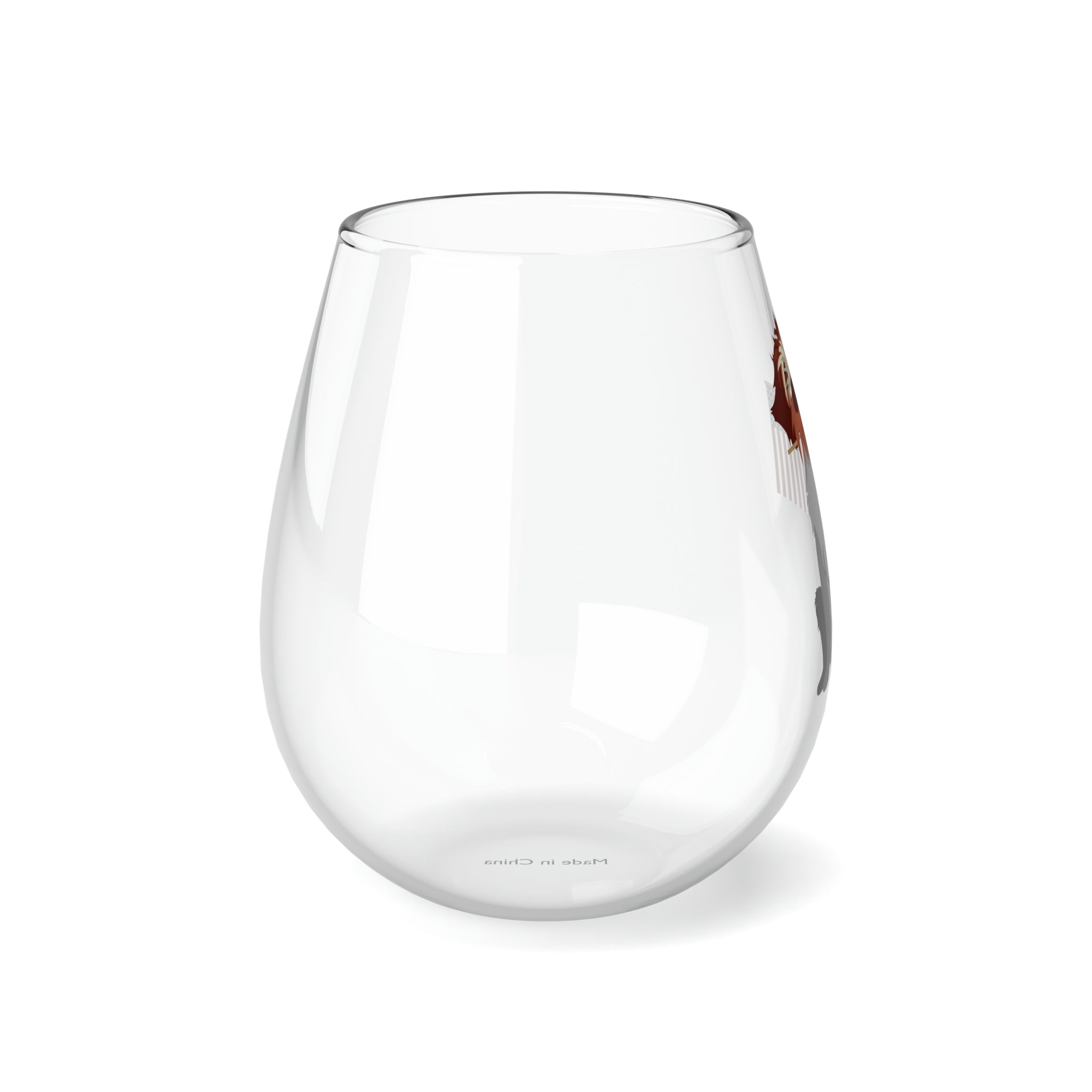 Patriot Griff Stemless Wine Glass, 11.75oz