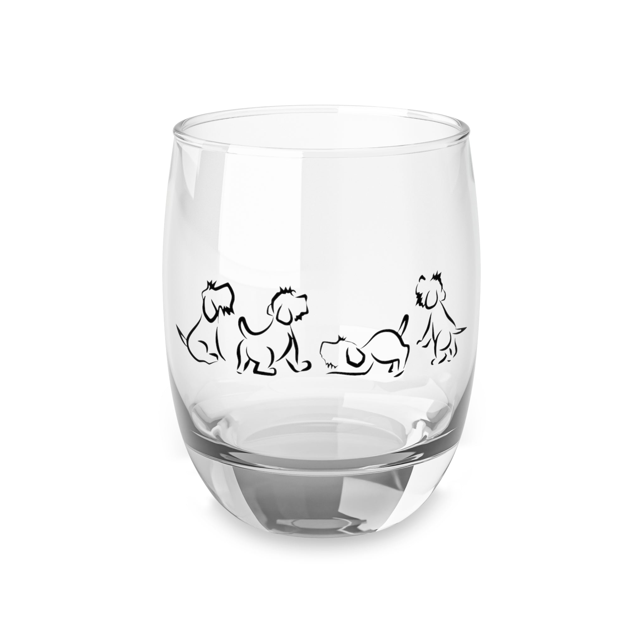 GRIFF PUPPIES wine glass