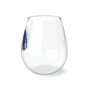 BLUE GRIFF Stemless Wine Glass, 11.75oz