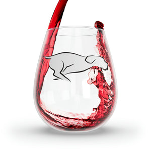 ZOOMIE Stemless Wine Glass, 11.75oz