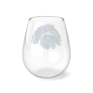 BLUE GRIFF Stemless Wine Glass, 11.75oz