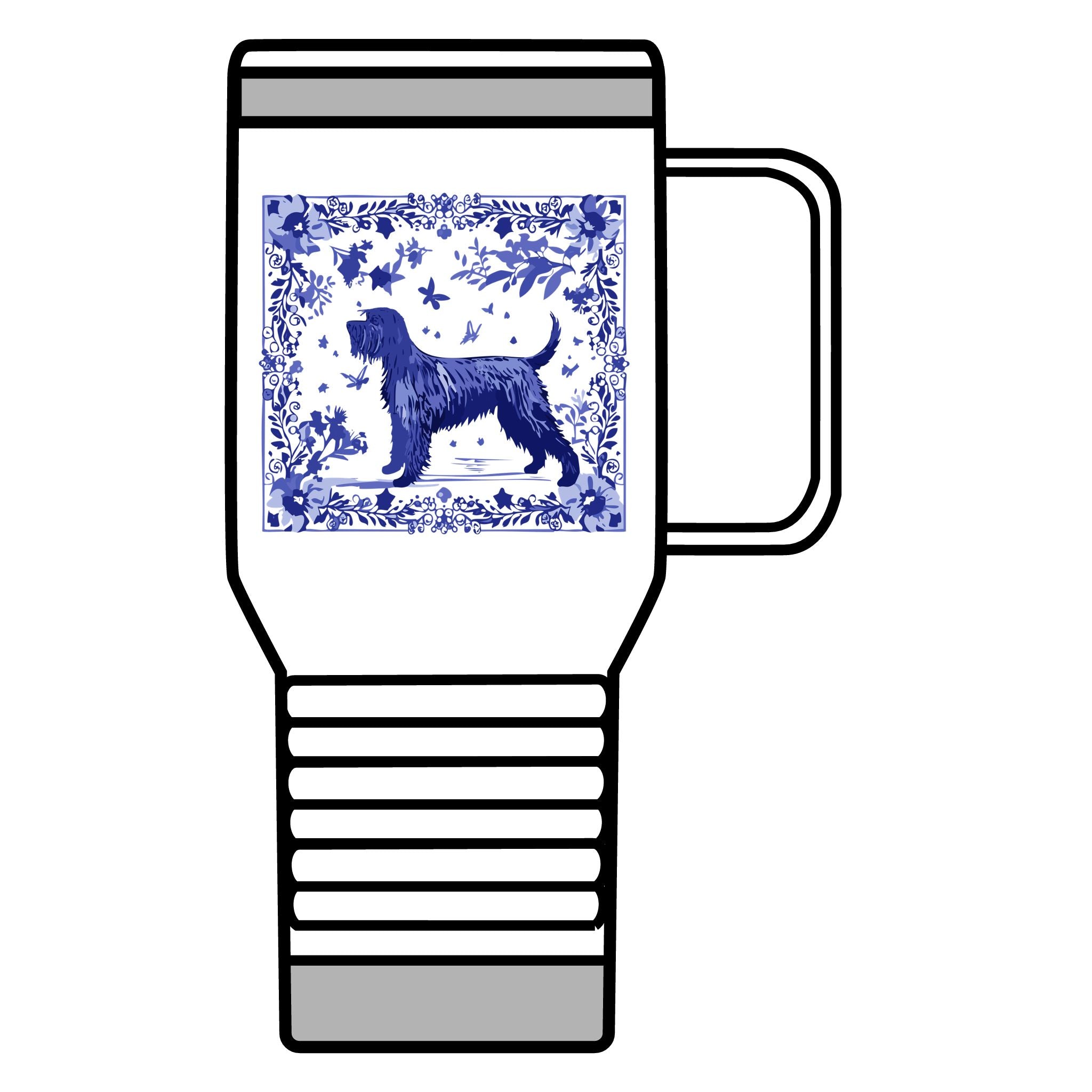 Toile Griff Travel Mug — 20oz Insulated Tumbler