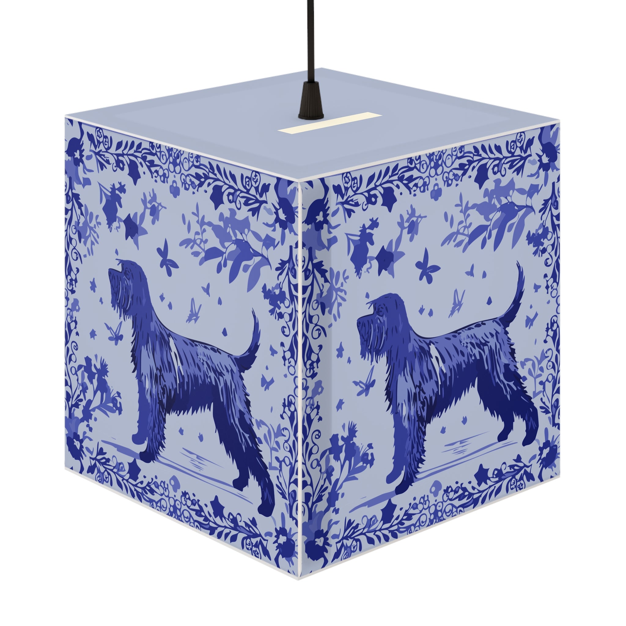 Griff Toile  Light Cube Lamp — Decorative Ambient Night Light
