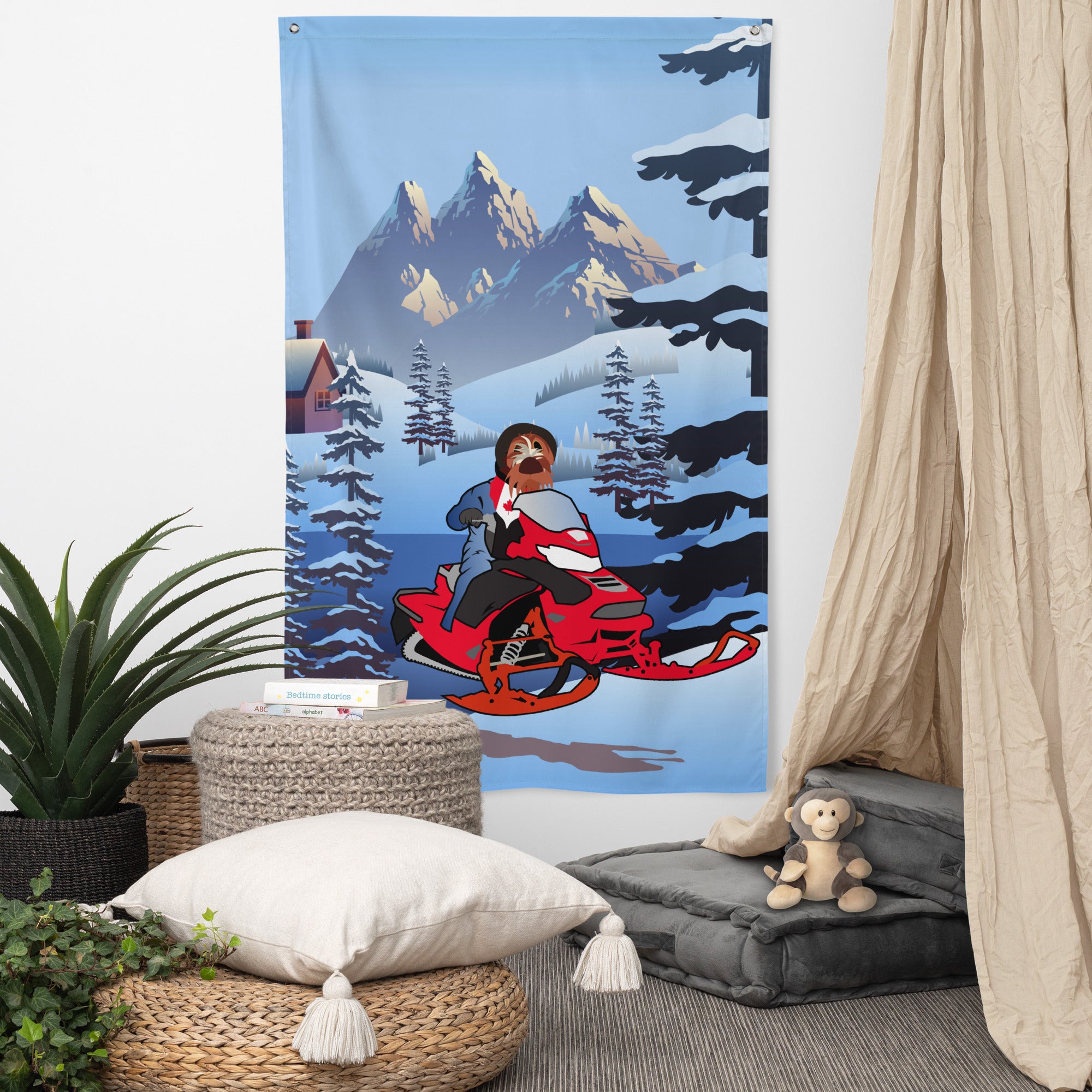 CANADIAN SNOW Flag