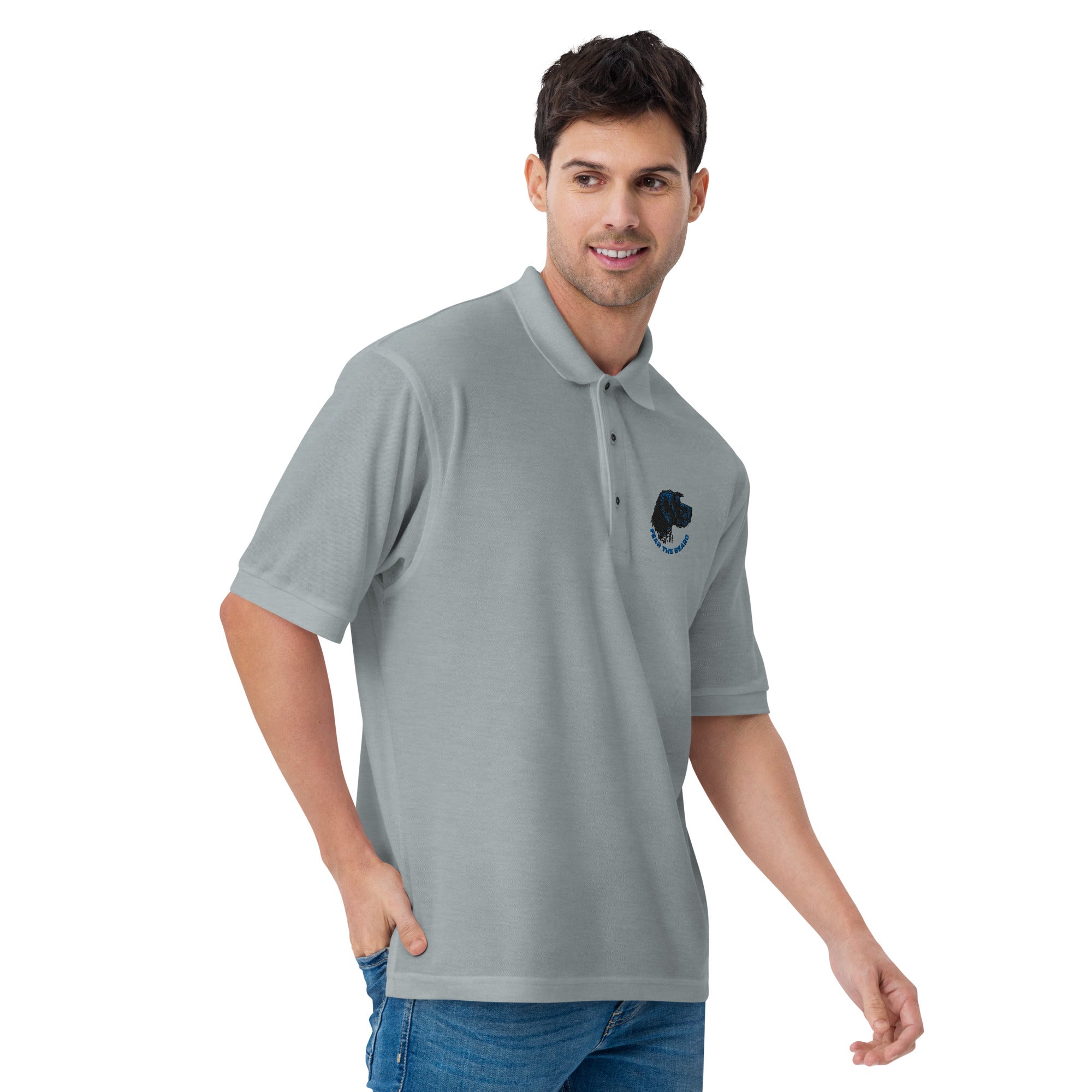 Fear the Beard Men's Premium Polo