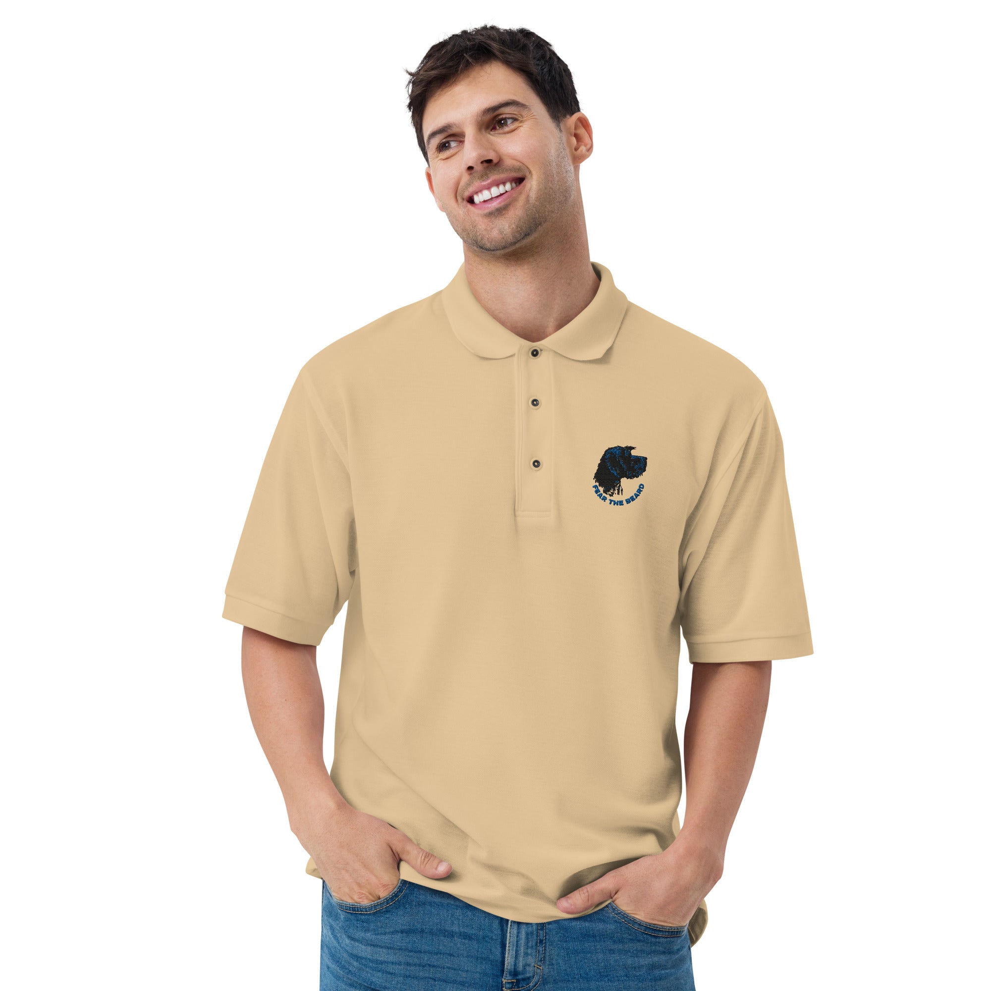 Fear the Beard Men's Premium Polo