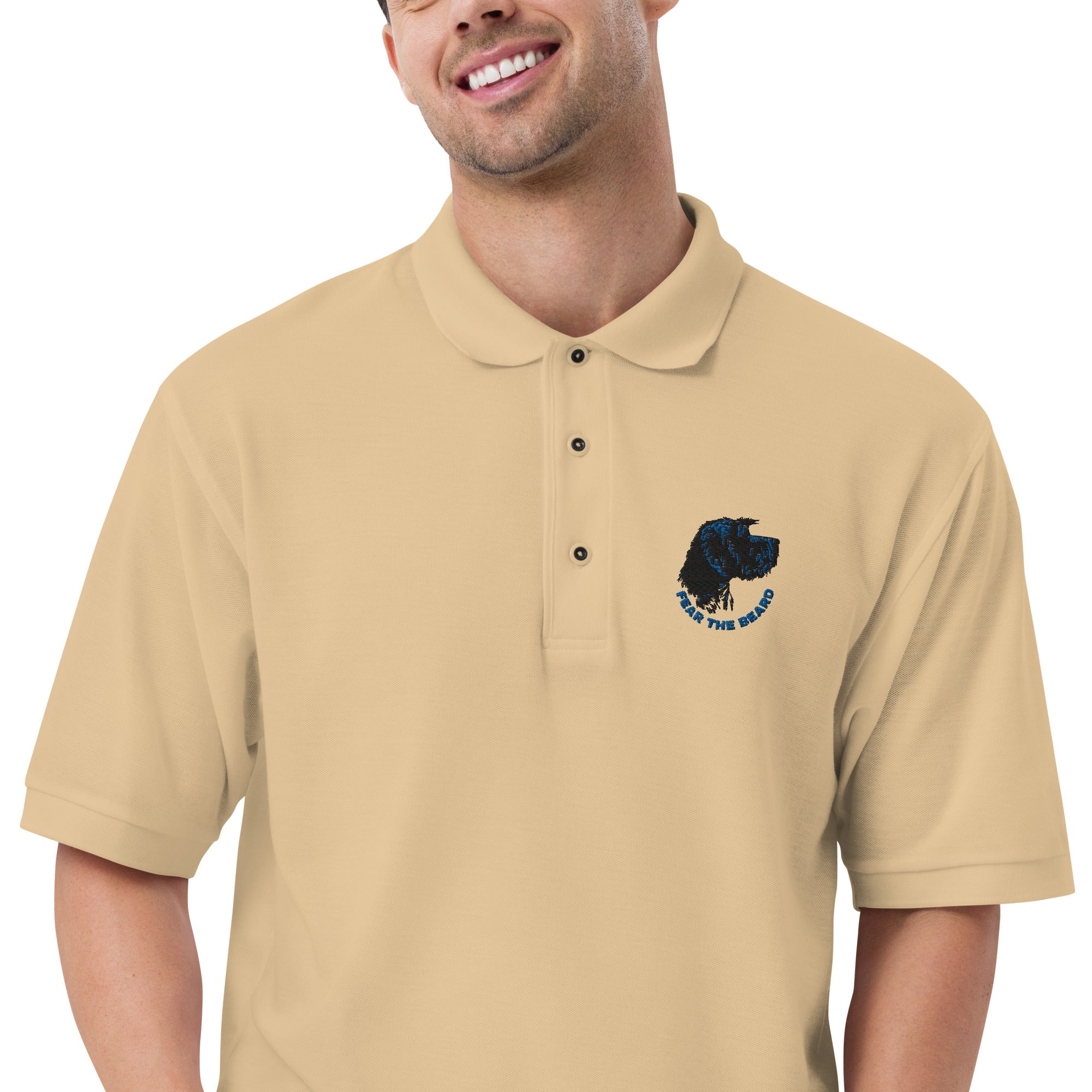 Fear the Beard Men's Premium Polo