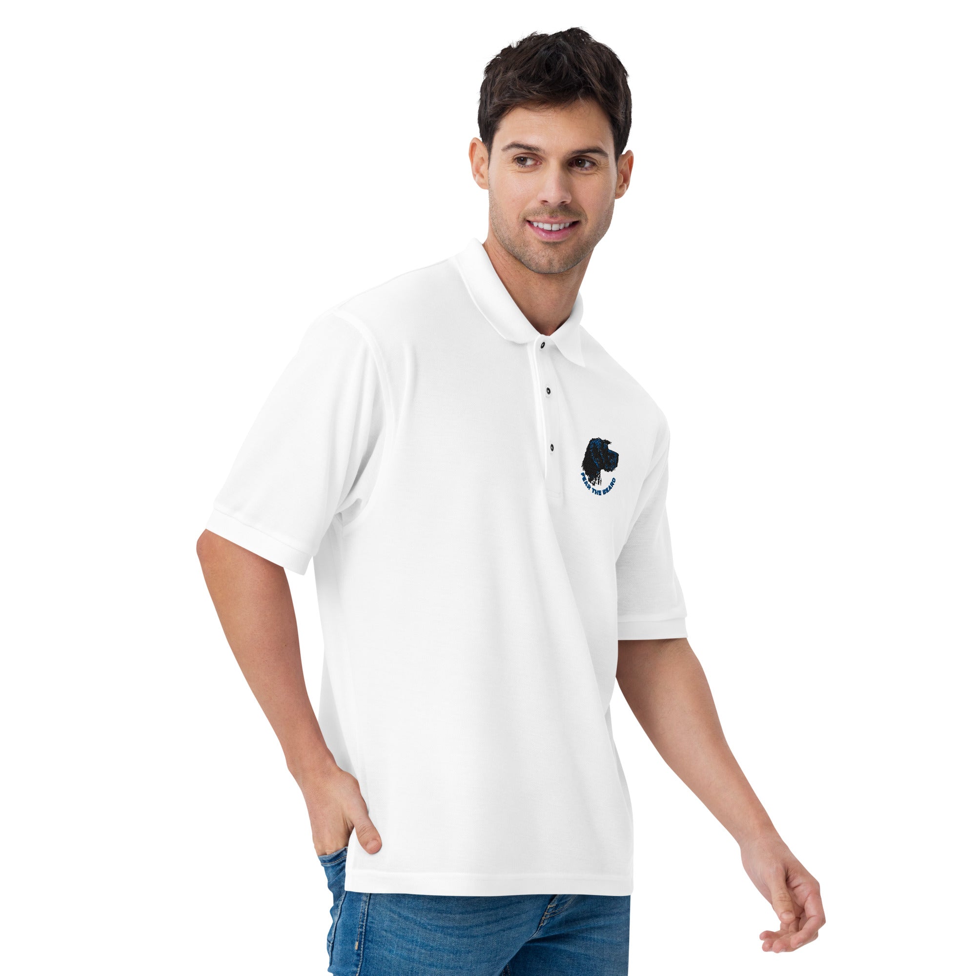 Fear the Beard Men's Premium Polo