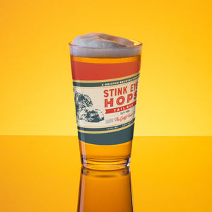 STINK EYE Shaker pint glass