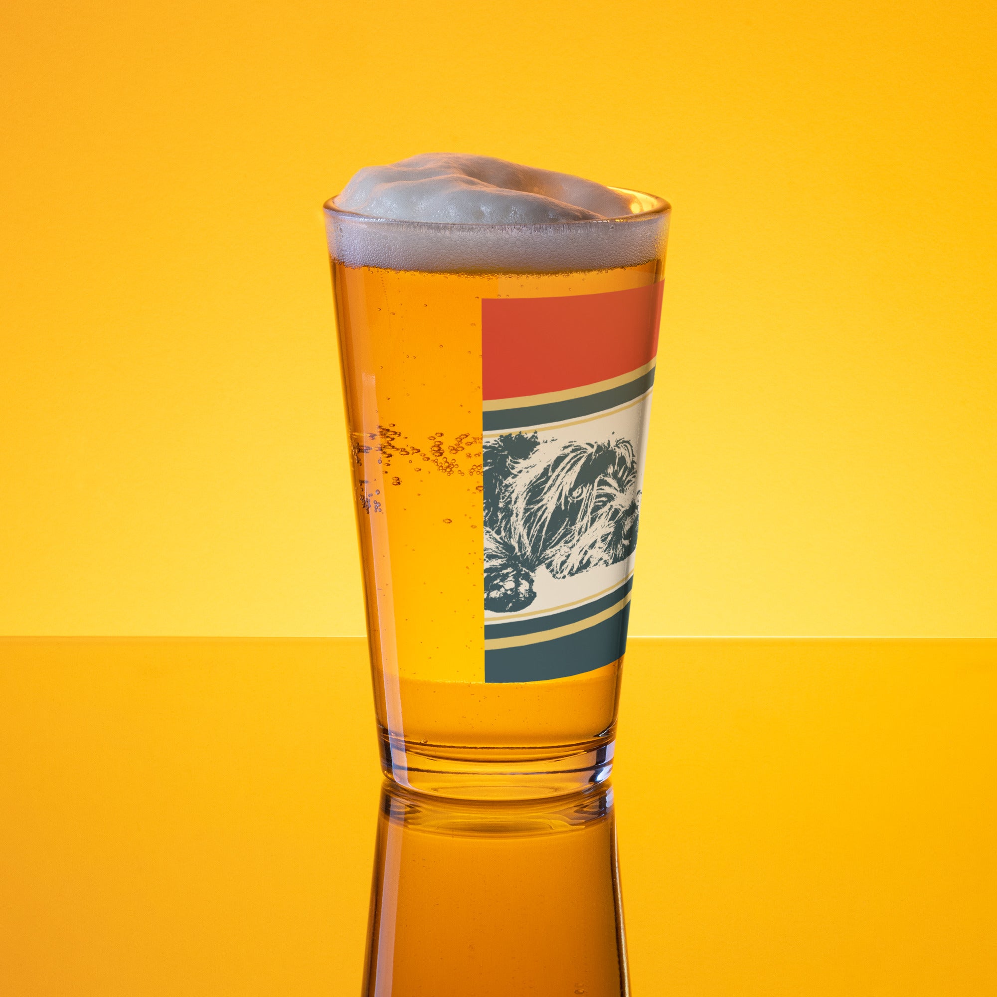 STINK EYE Shaker pint glass