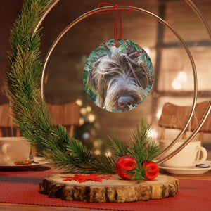 Carol Boy 2 Metal Ornament