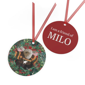 Milo2-2022 Metal Ornaments