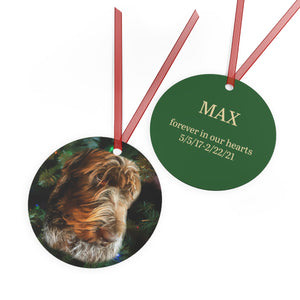 Max 2022 Metal Ornaments