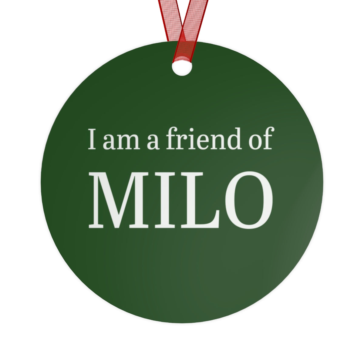 MILO 3-2022 Metal Ornament
