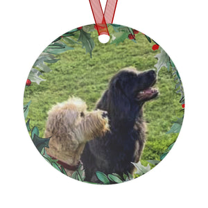 French 2 Metal Ornament