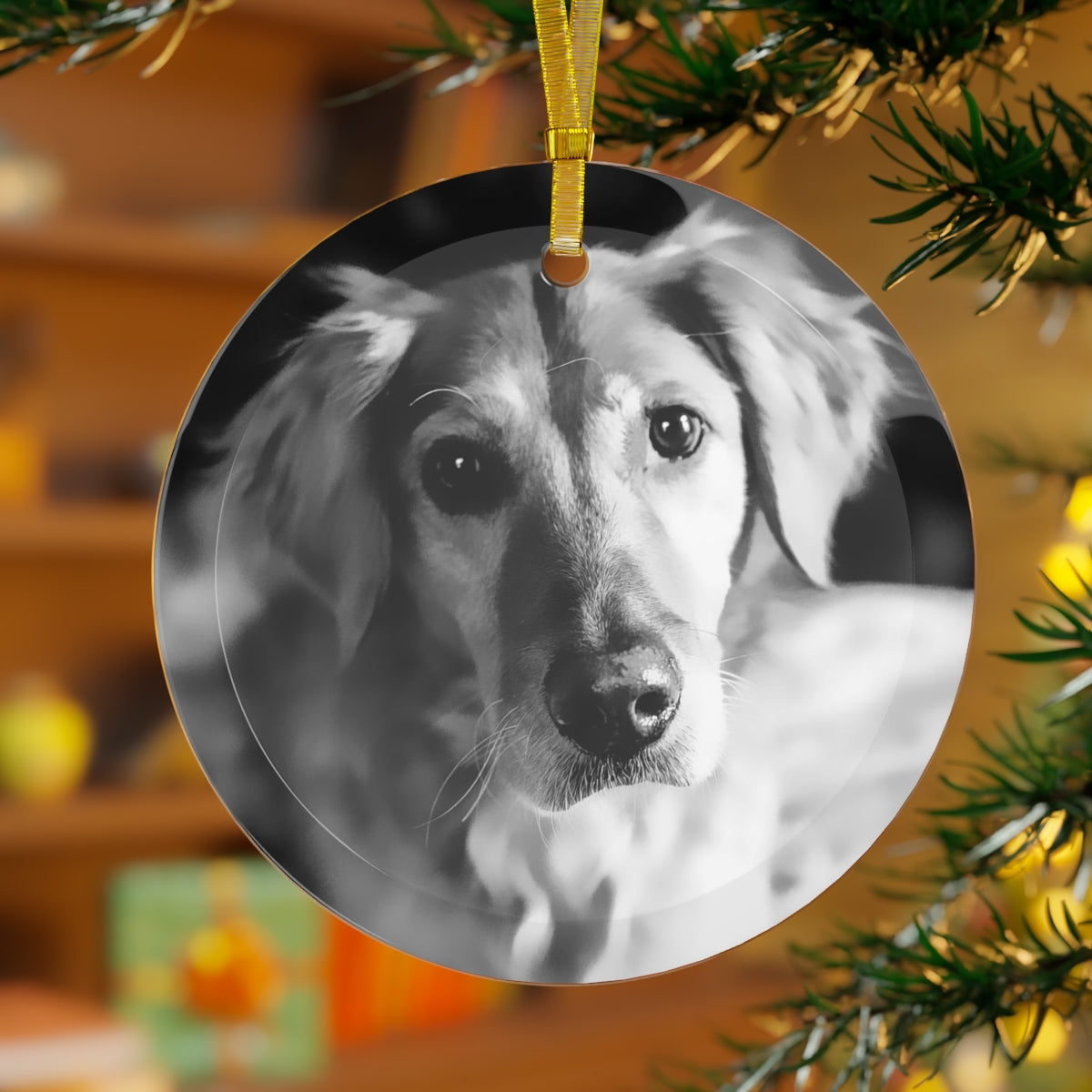 Pika Glass Ornament