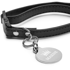 MAXINE Engraved pet ID tag