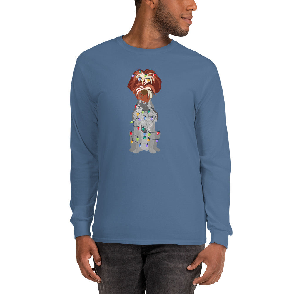 NAUGHTY BANNER Unisex Long Sleeve Shirt