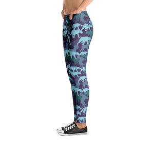 CAMO BLUE leggings (available in Europe)