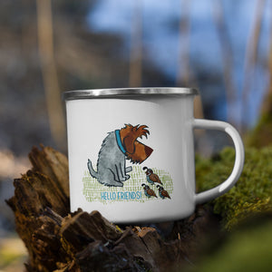 HELLO FRIENDS Enamel Mug