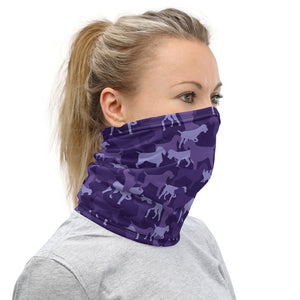 PURPLE CAMO Neck Gaiter