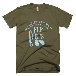 FLIP FLOPS blue tee