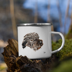 GRIFF ART signed Enamel Mug