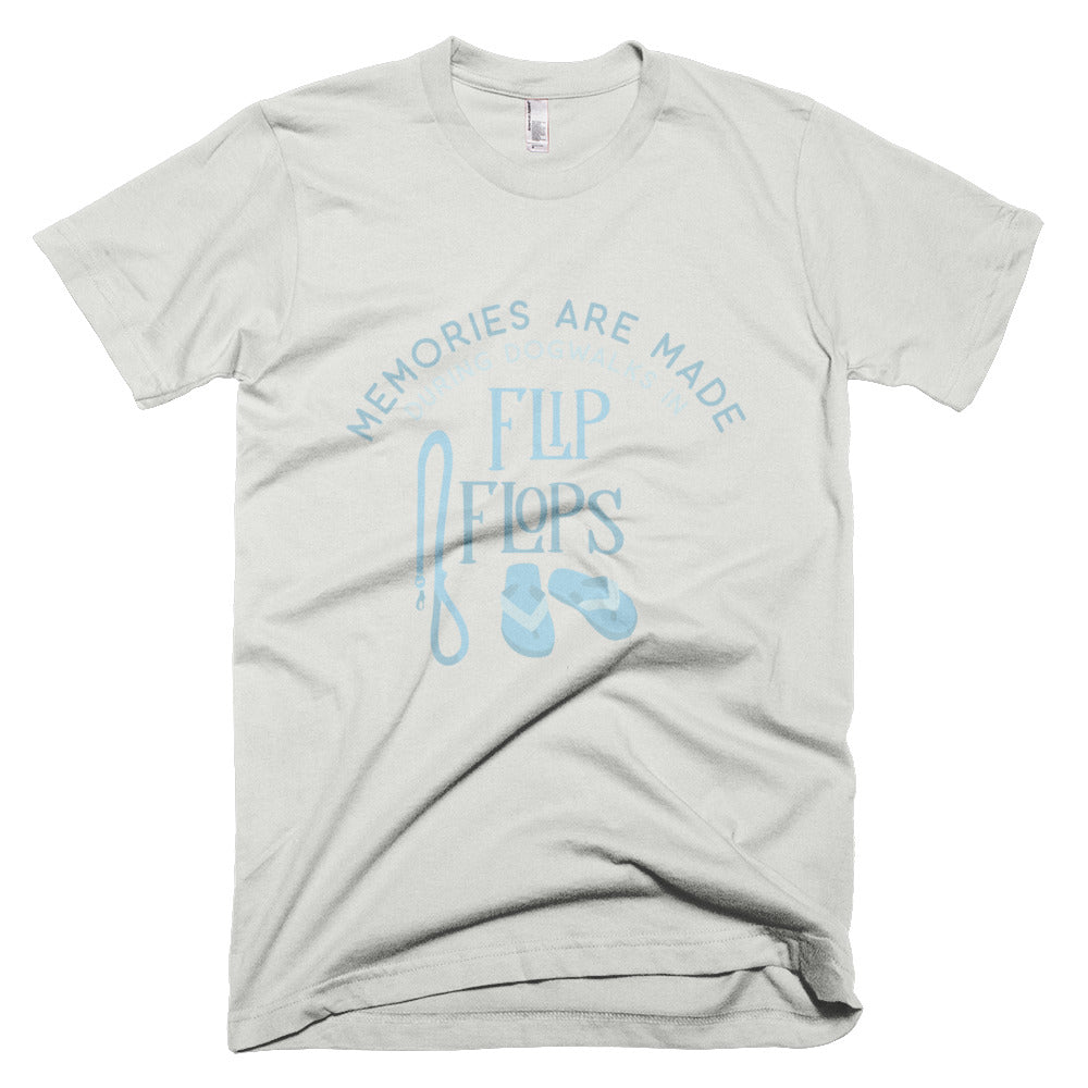 FLIP FLOPS blue tee