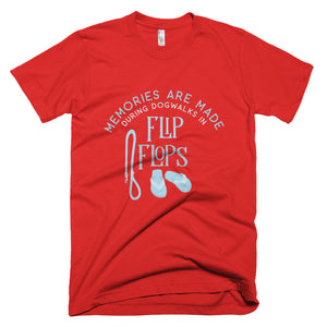 FLIP FLOPS blue tee