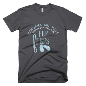 FLIP FLOPS blue tee